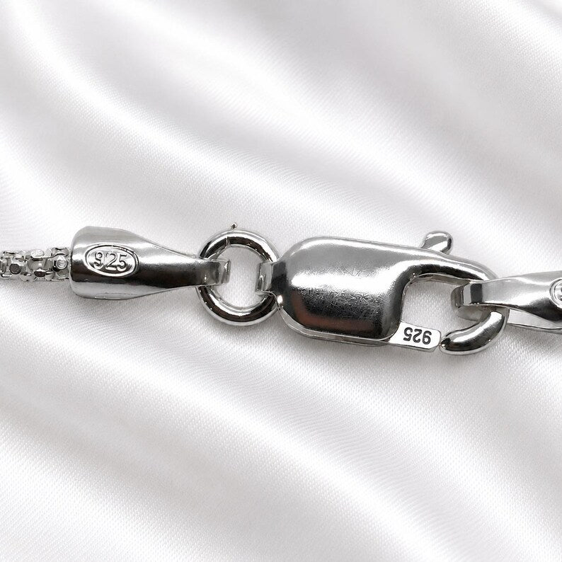 Sterling Silver Best Mom Ever Gem Cage Pendant Necklace • 925 Silver Birthstone Cage • Mother's Day Gift for Mom • Keepsake Jewelry