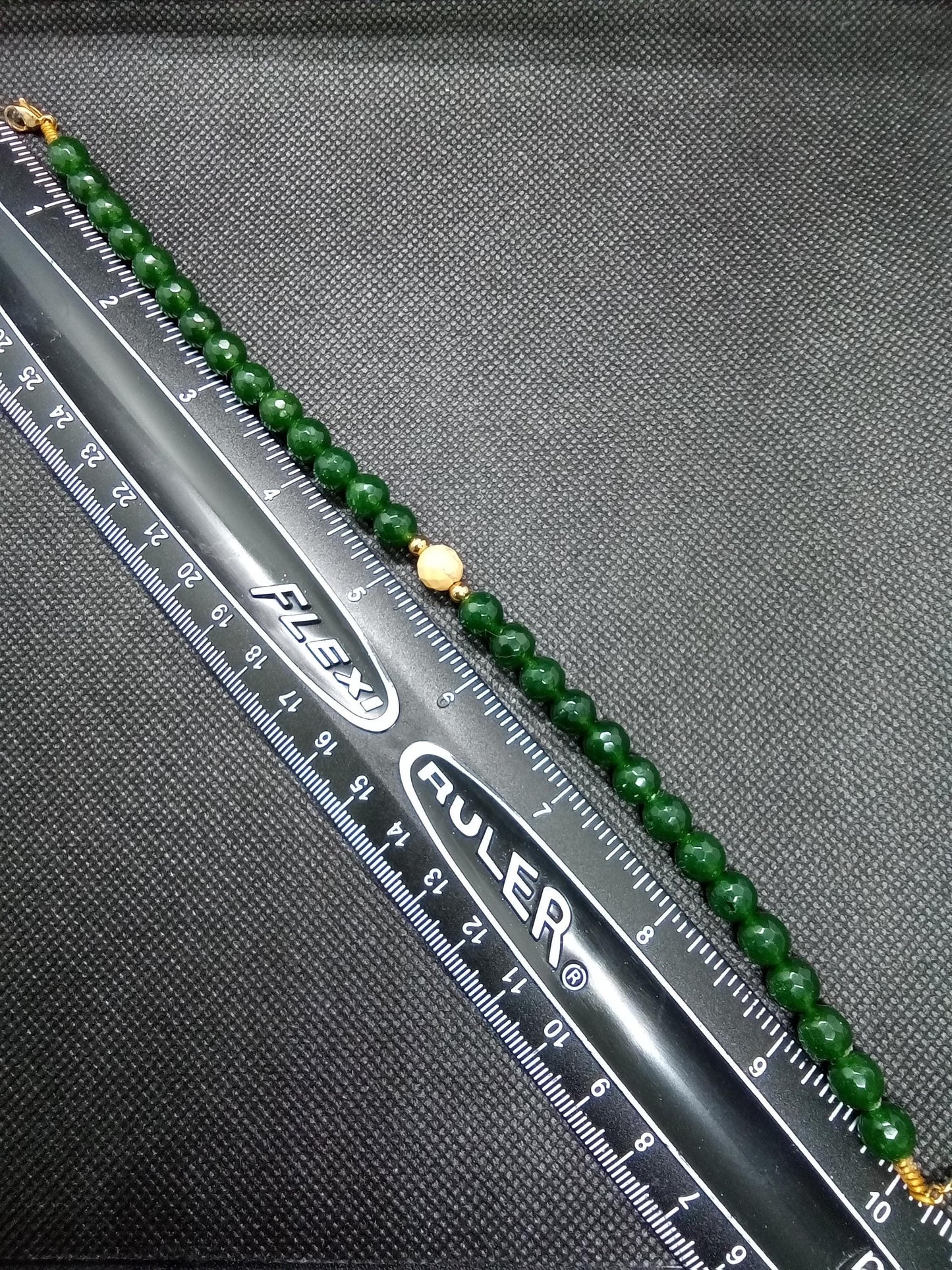 Constipation Kicker Gemstone Bracelet/Anklet • To Assist with Smoother Elimination • ADJUSTABLE Closure • Therapeutic 8mm • Formula GB-536