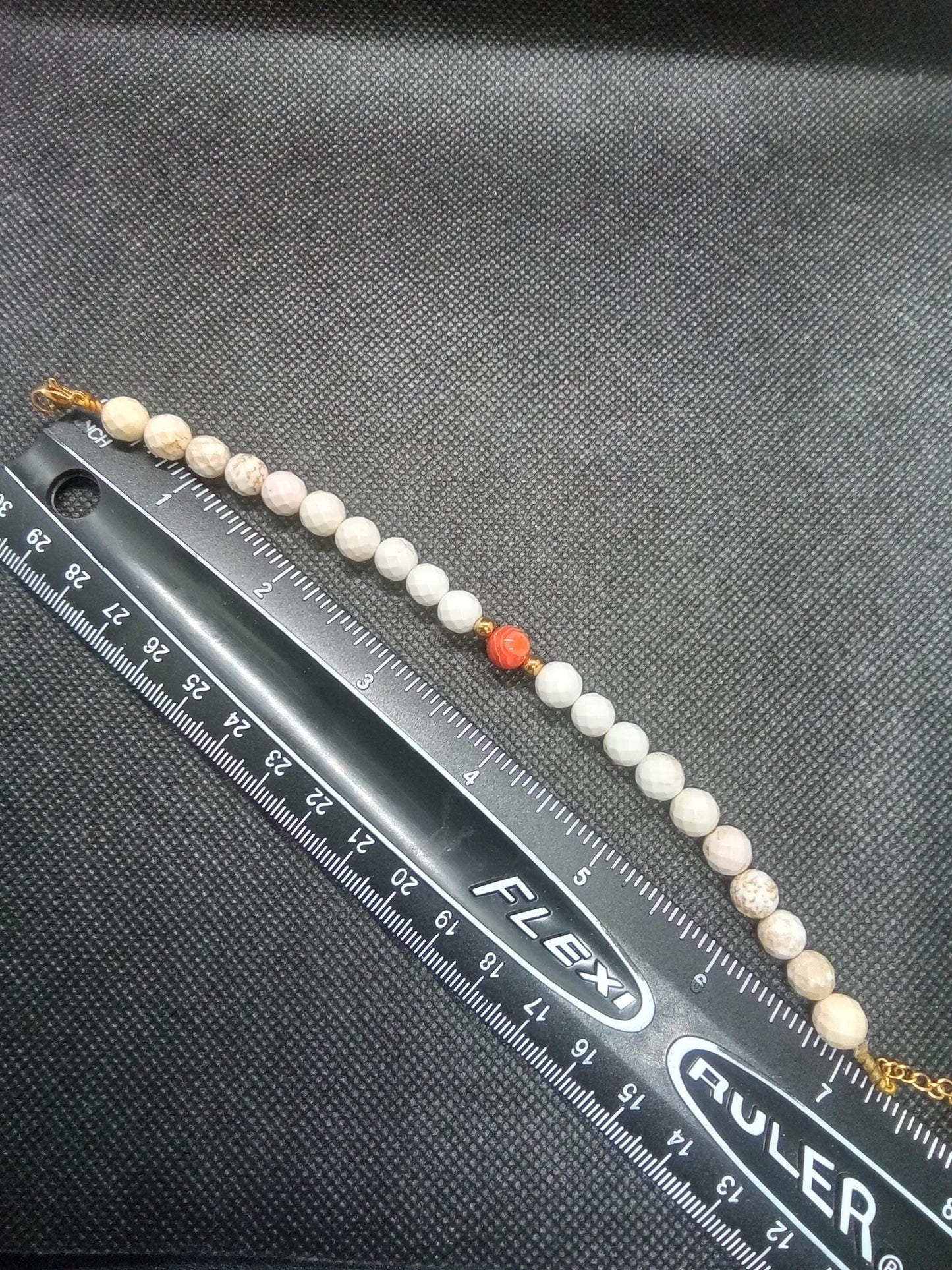 STRONGER BONES & TEETH! Gems to Assist with Strengthening Bone/Teeth Structure, Adjustable Closure, Therapeutic 8mm Gems Bracelet/ Anklet