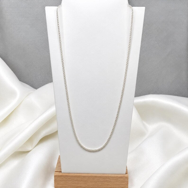 Sterling Silver Best Mom Ever Gem Cage Pendant Necklace • 925 Silver Birthstone Cage • Mother's Day Gift for Mom • Keepsake Jewelry