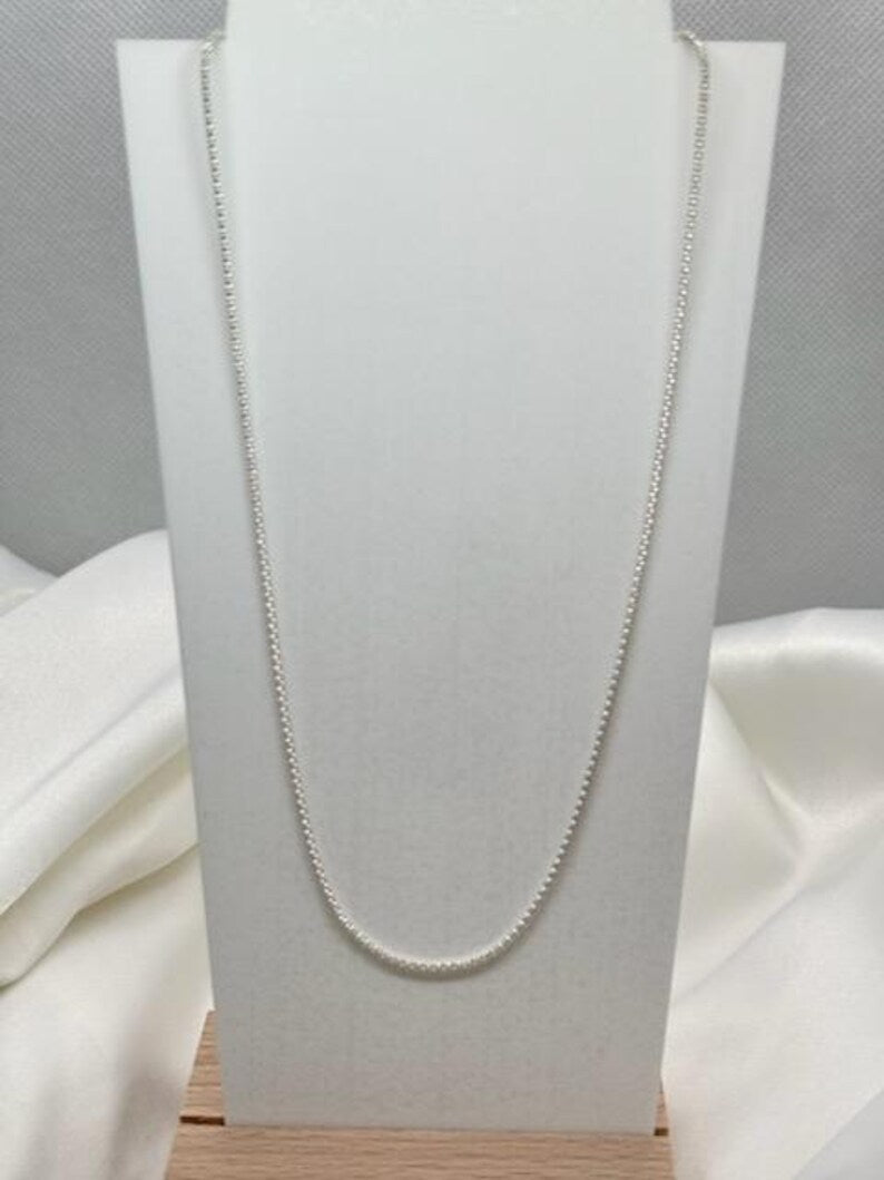 Sterling Silver Cage Pendant with Gemstone Options • Round Classic • White Gold Plated • Jade • Jasper • Peach Moonstone • Blue Lace Agate