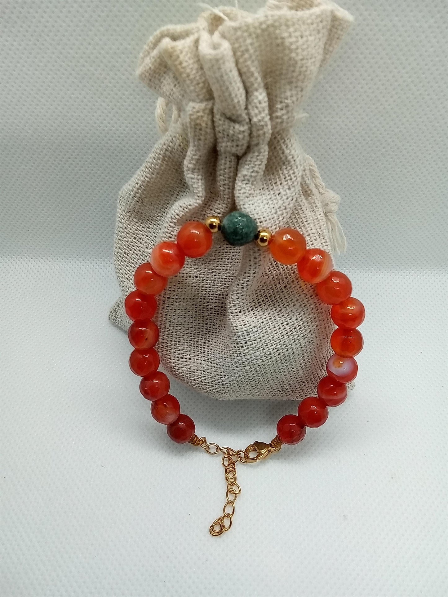 PREGNANCY PROTECTION! Gems to Strengthen Mom & Fetus, Helps Absorb More Nutrition, ADJUSTABLE Closure, Therapeutic Gemstone Bracelet/ Anklet