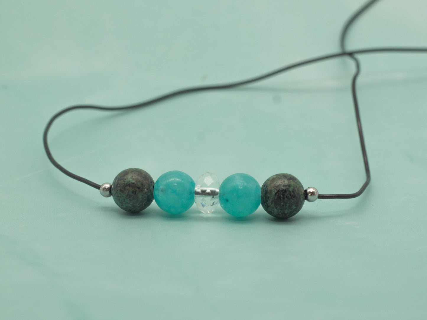 Professor Gilbert's Healing Gemstones for CONGESTION! Therapeutic Gems Necklace that Really WORKS! Practical & Easy to Use and Wear!