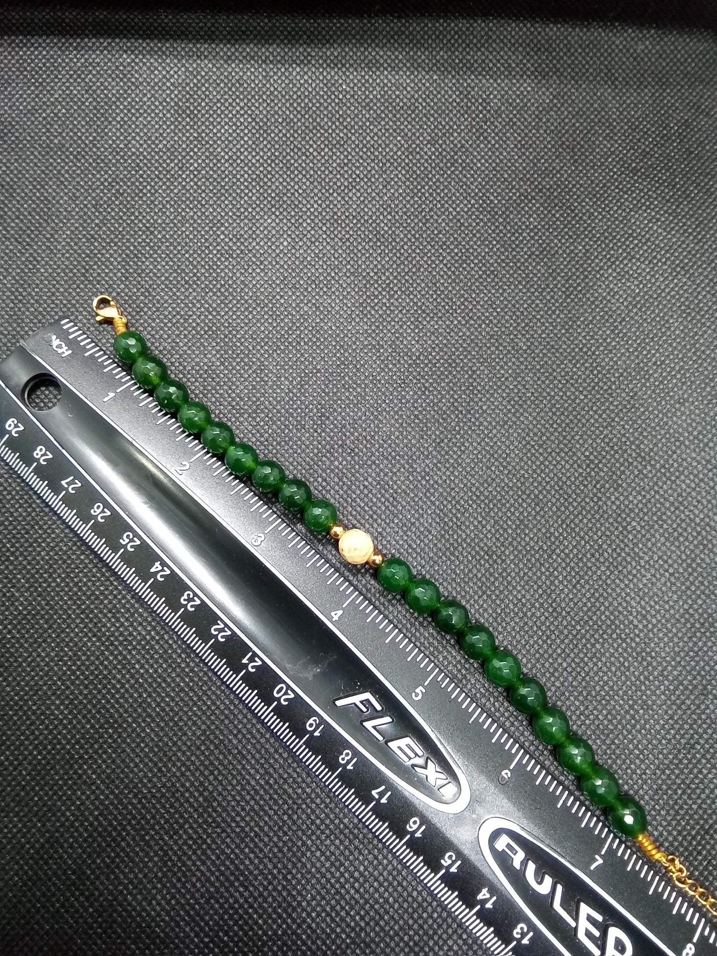 Constipation Kicker Gemstone Bracelet/Anklet • To Assist with Smoother Elimination • ADJUSTABLE Closure • Therapeutic 8mm • Formula GB-536