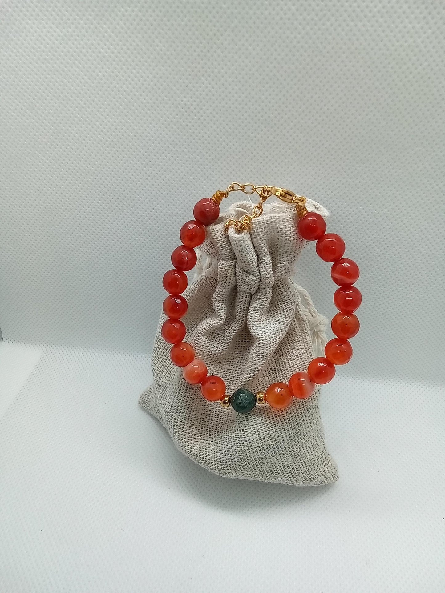 PREGNANCY PROTECTION! Gems to Strengthen Mom & Fetus, Helps Absorb More Nutrition, ADJUSTABLE Closure, Therapeutic Gemstone Bracelet/ Anklet