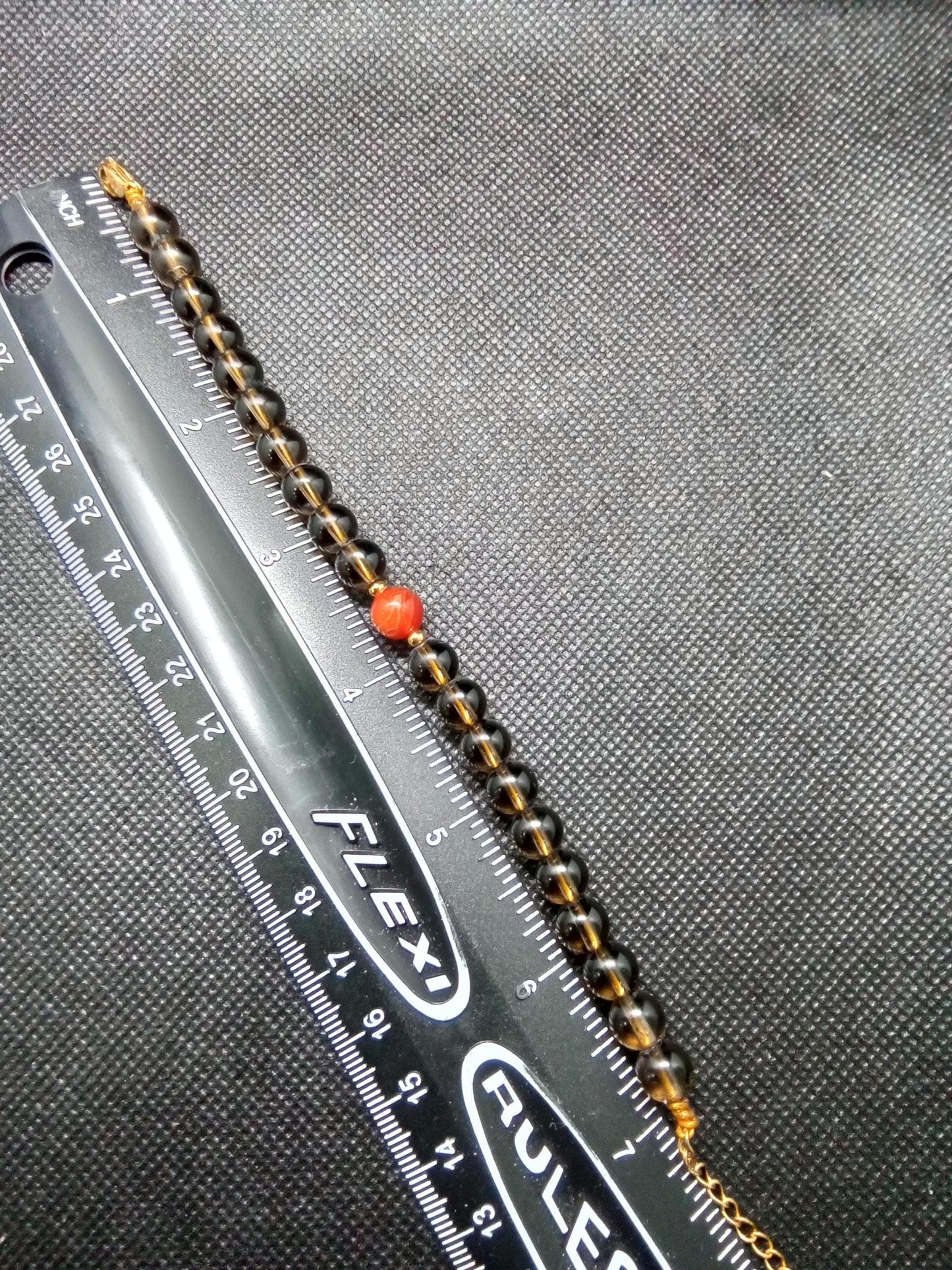 EXHAUSTION BREAKER! Gems to Infuse You with Energy in place of Lethargy, ADJUSTABLE Closure, Therapeutic 8mm Gemstone Bracelet/Anklet