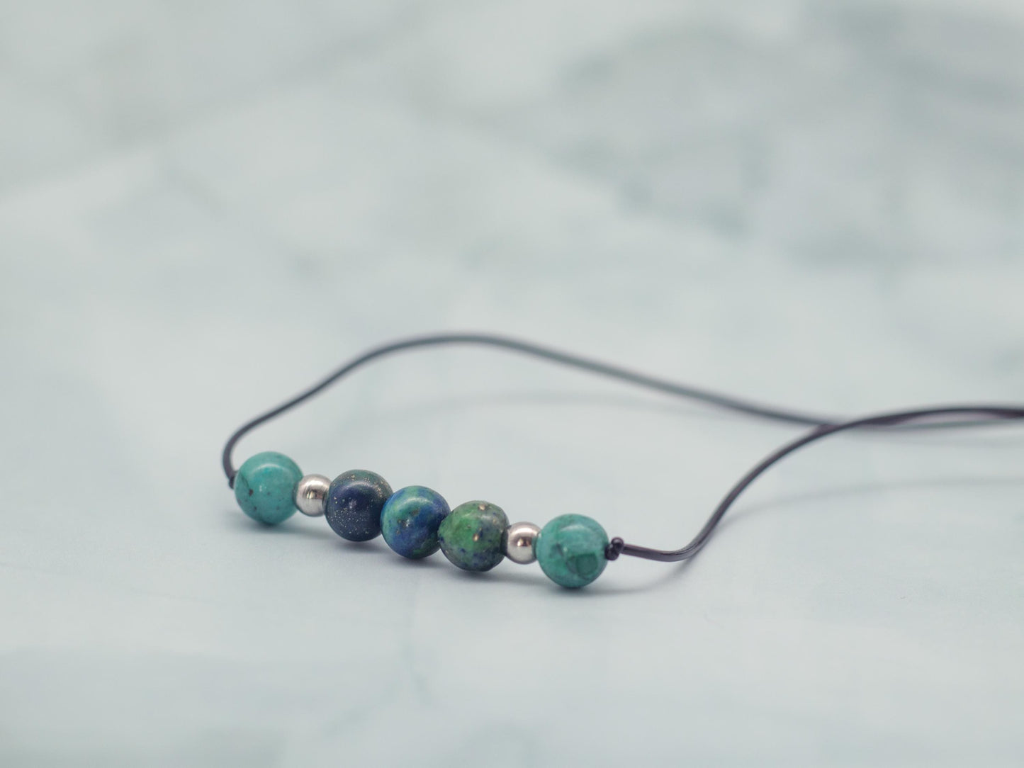 MILD and CALM! Gems to Clear Hysterical OUTBURSTS in Yourself and/or in Surrounding People, Therapeutic Gemstone Necklace, Formula G N-218