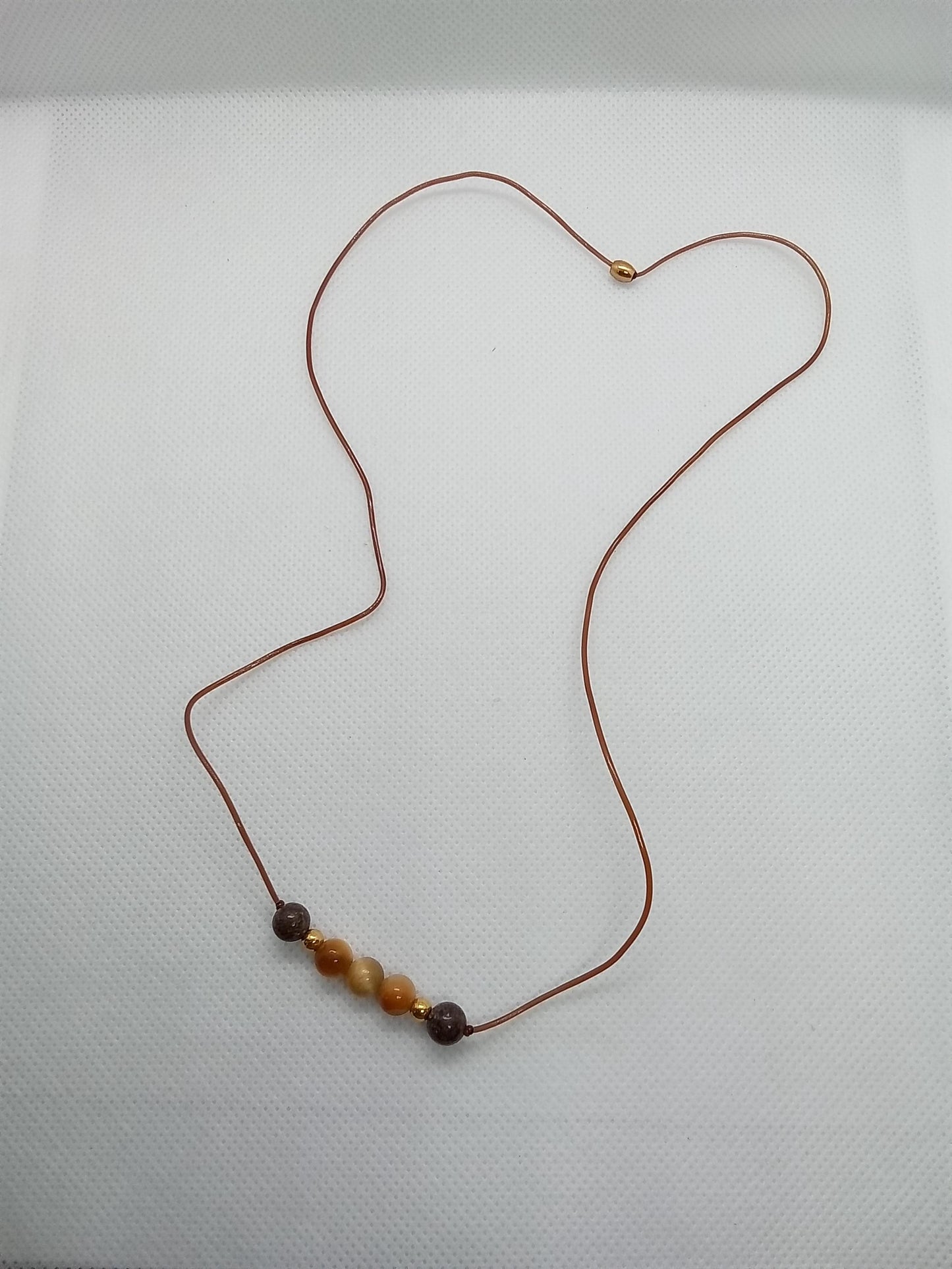 Seasonal Allergies Gemstone Necklace: Yellow Apatite & Jasper