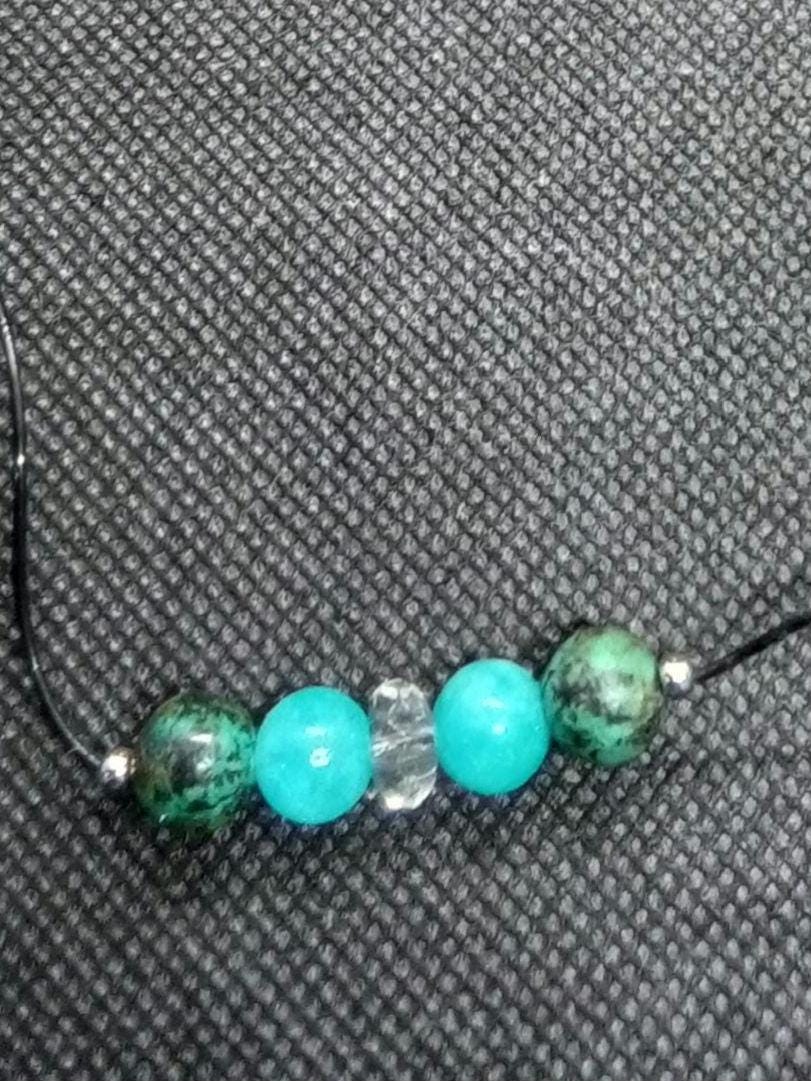 Professor Gilbert's Healing Gemstones for CONGESTION! Therapeutic Gems Necklace that Really WORKS! Practical & Easy to Use and Wear!