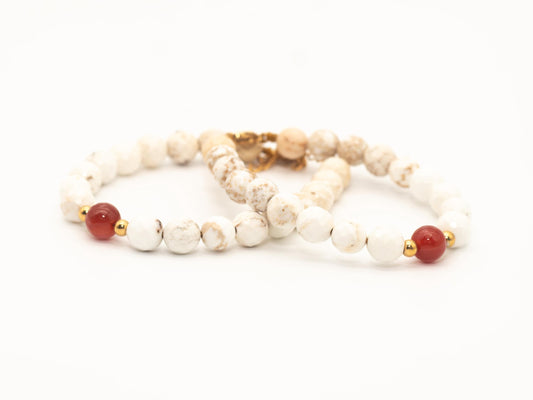 STRONGER BONES & TEETH! Gems to Assist with Strengthening Bone/Teeth Structure, Adjustable Closure,  Therapeutic 8mm Gems Bracelet/ Anklet