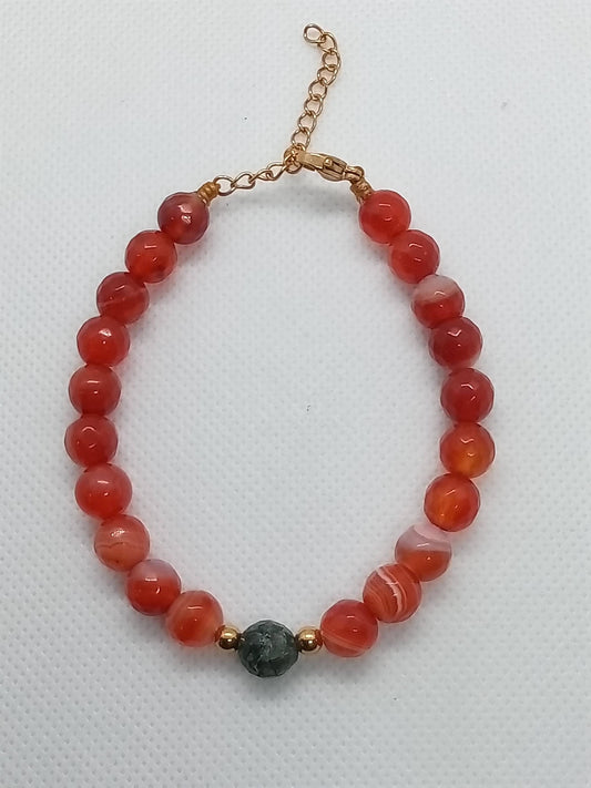 PREGNANCY PROTECTION! Gems to Strengthen Mom & Fetus, Helps Absorb More Nutrition, ADJUSTABLE Closure, Therapeutic Gemstone Bracelet/ Anklet