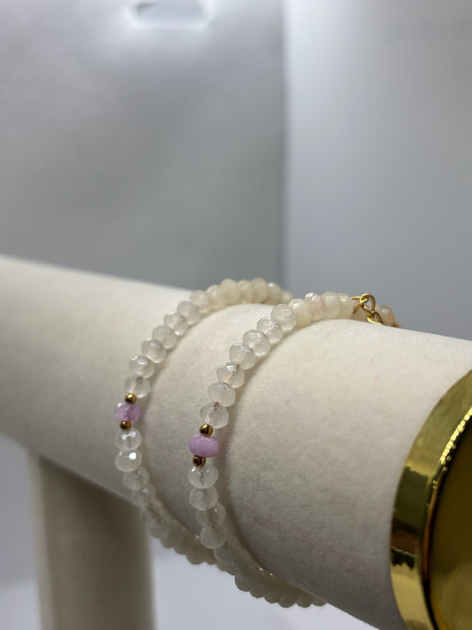 Teething Pain Anklet Bracelet, High Quality Therapeutic Gemstones