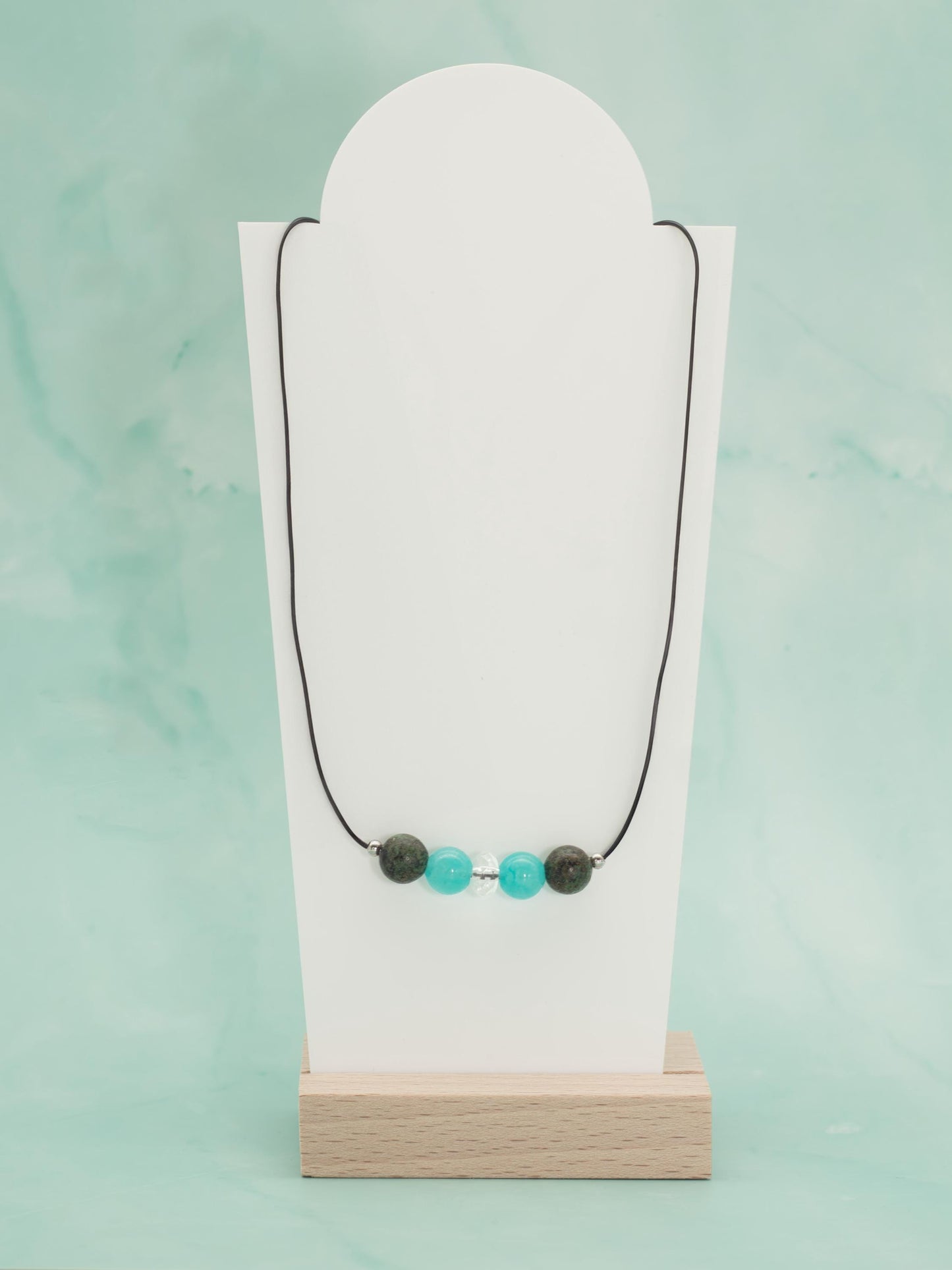 Professor Gilbert's Healing Gemstones for CONGESTION! Therapeutic Gems Necklace that Really WORKS! Practical & Easy to Use and Wear!