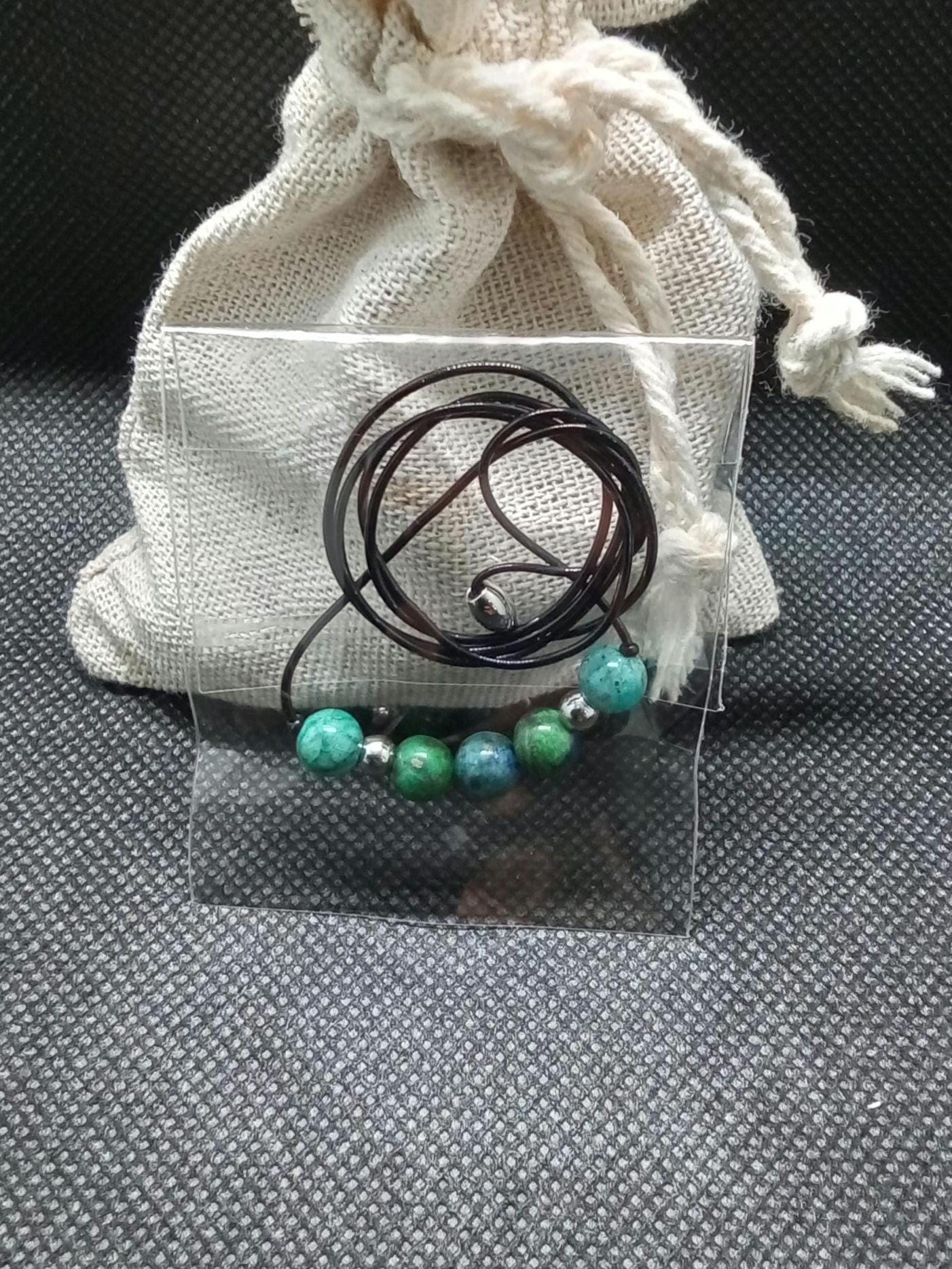 MILD and CALM! Gems to Clear Hysterical OUTBURSTS in Yourself and/or in Surrounding People, Therapeutic Gemstone Necklace, Formula G N-218