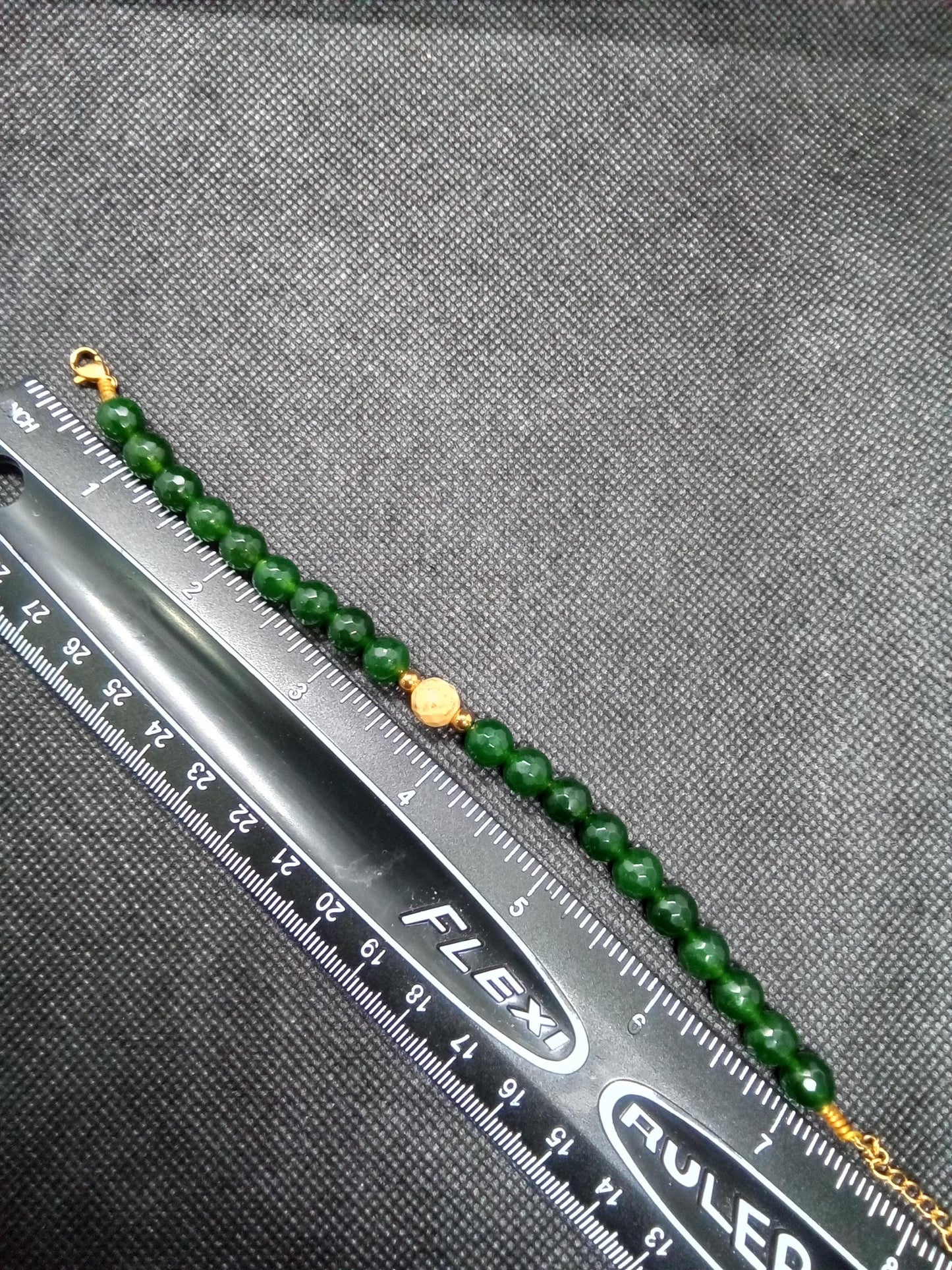 Constipation Kicker Gemstone Bracelet/Anklet • To Assist with Smoother Elimination • ADJUSTABLE Closure • Therapeutic 8mm • Formula GB-536