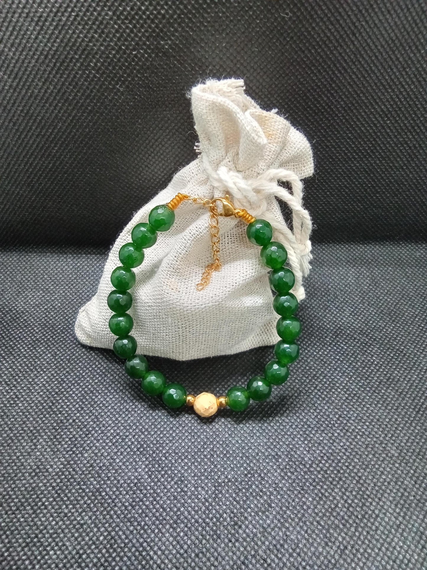 Constipation Kicker Gemstone Bracelet/Anklet • To Assist with Smoother Elimination • ADJUSTABLE Closure • Therapeutic 8mm • Formula GB-536