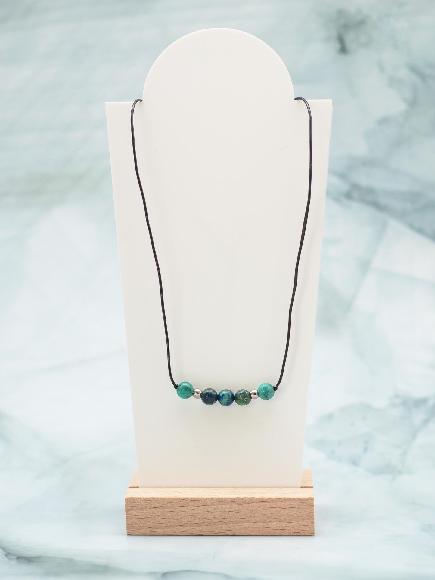 MILD and CALM! Gems to Clear Hysterical OUTBURSTS in Yourself and/or in Surrounding People, Therapeutic Gemstone Necklace, Formula G N-218