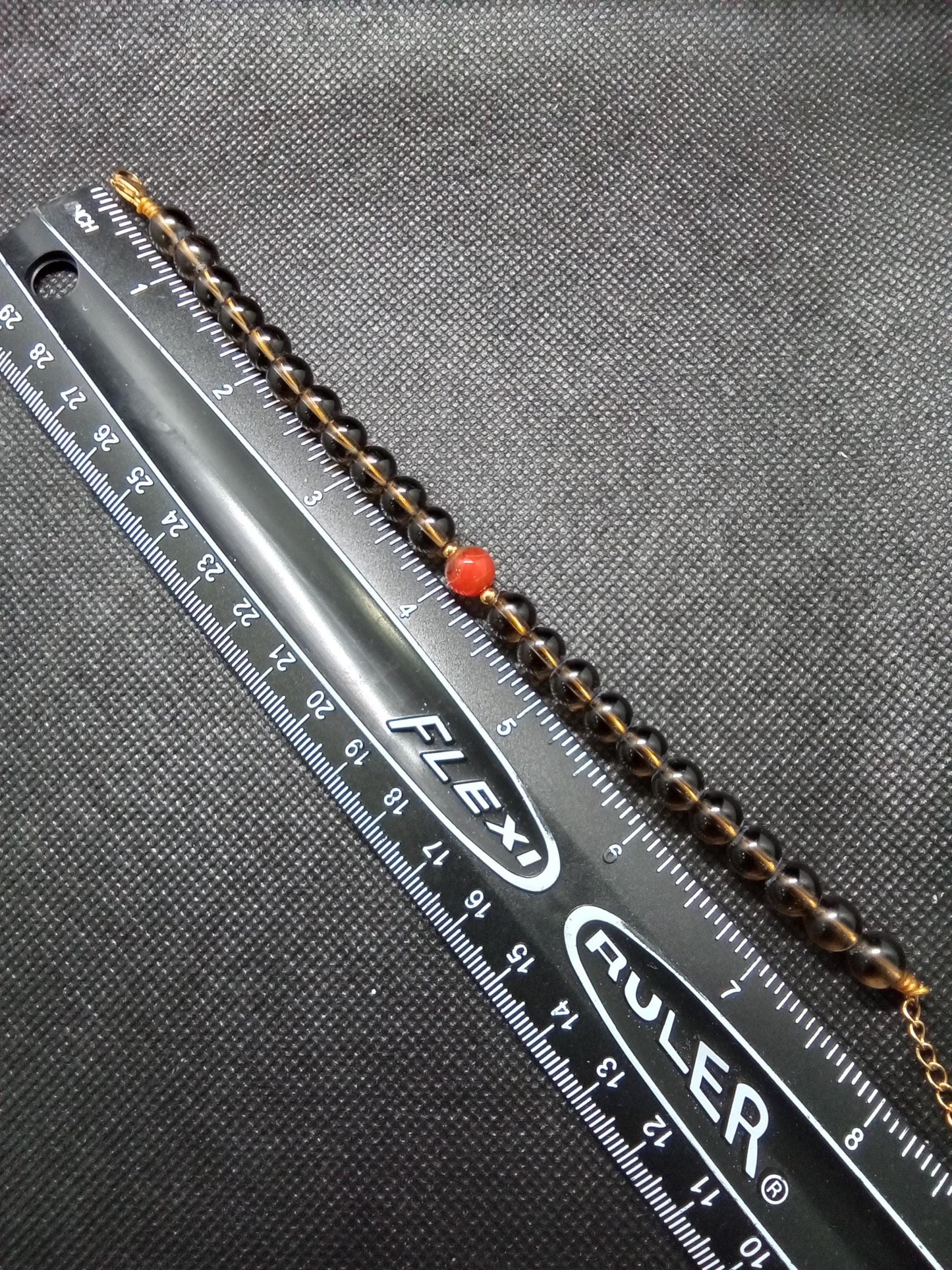 EXHAUSTION BREAKER! Gems to Infuse You with Energy in place of Lethargy, ADJUSTABLE Closure, Therapeutic 8mm Gemstone Bracelet/Anklet